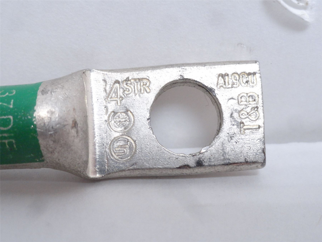 T and B 54148; Lot-2 Copper One-Hole Lugs; 3/8" Bolt; 1AWG
