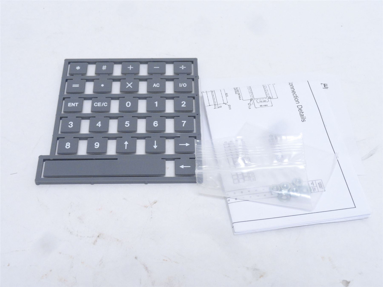 Storm Interface 70160203; Keypad Sealed Black Rubber w/16 Key