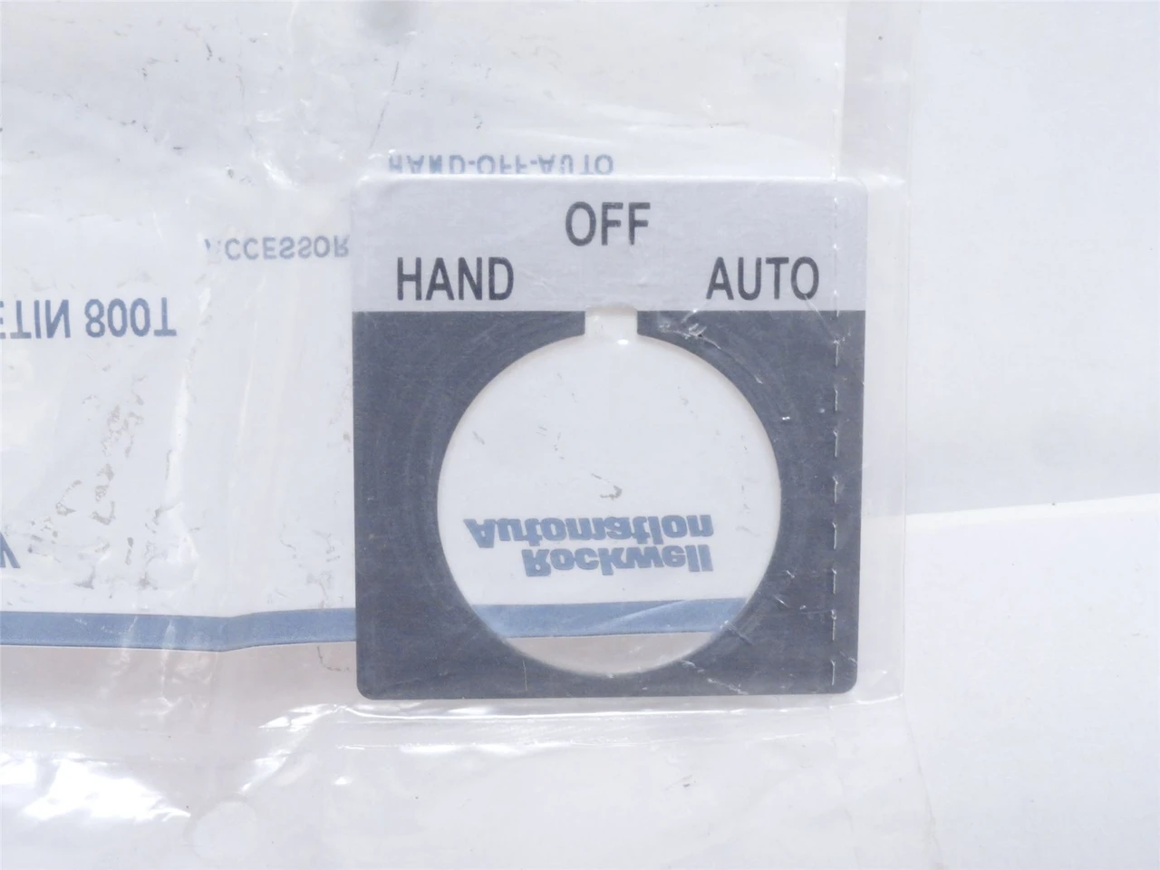Allen-Bradley 800T-X511; Push Button Legend Plate; Size: 30mm