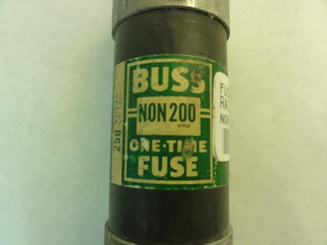 Bussmann NON200; One Time Fuse; 200A; 250V