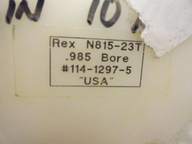 Rexnord 114-1297-5; Sprocket N815-23T 0.985 bore
