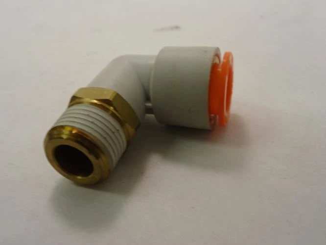 SMC KQ2V13-36AS; Tube Elbow; 1/2" Tube; 3/8"NPT