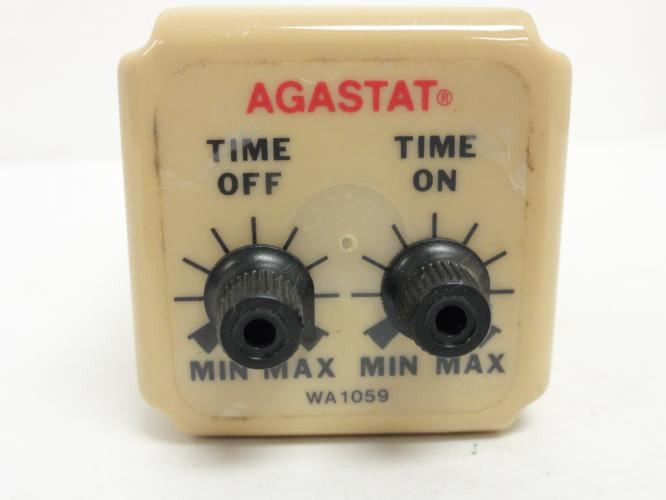 AGASTAT SRC72AFFA; Interval Delay Timing Relay 6-180s 120VAC/DC