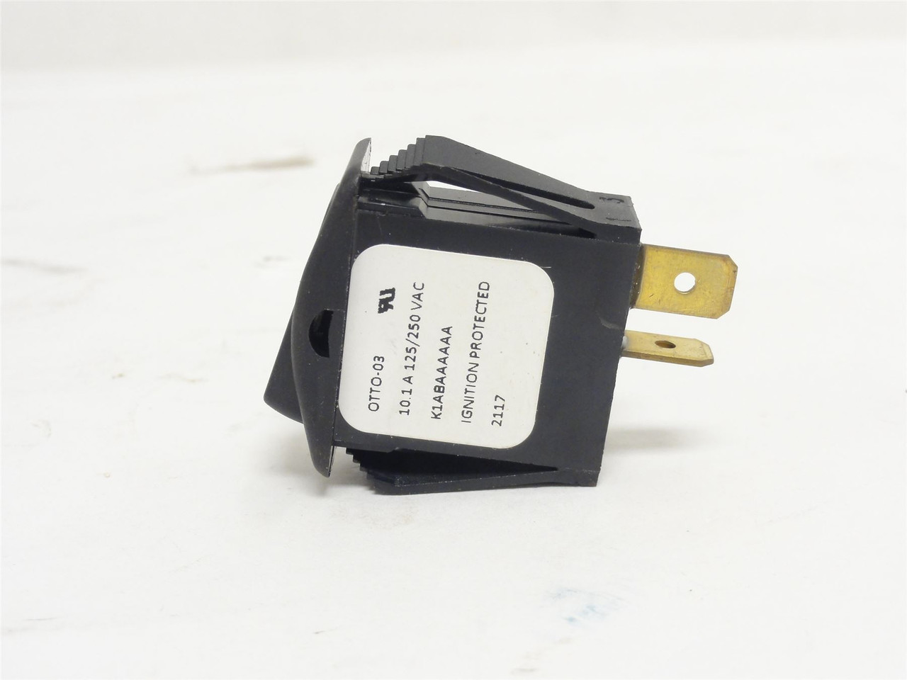 Otto K1ABAAAAAA; Sealed Rocker Switch; 10.1A; 125/250VAC/DC