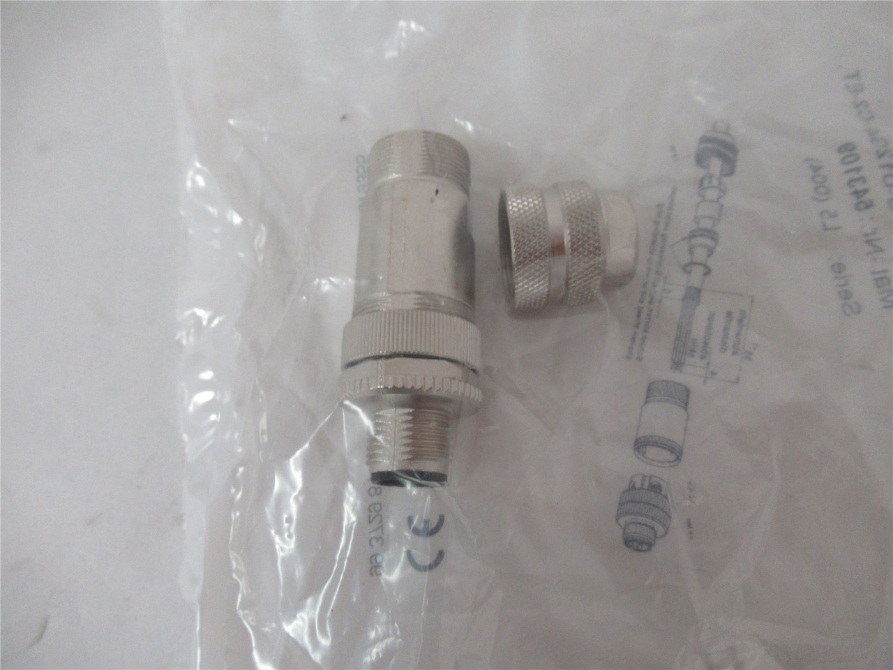 Festo NECU-M-S-D12G4-C2-ET; Plug Connector; M12 4 pin 543109