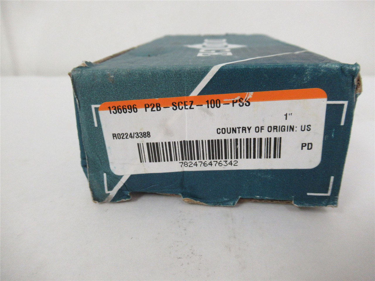 Dodge P2B-SCEZ-100-PSS; Pillow Block Bearing 1" ID PN:136696