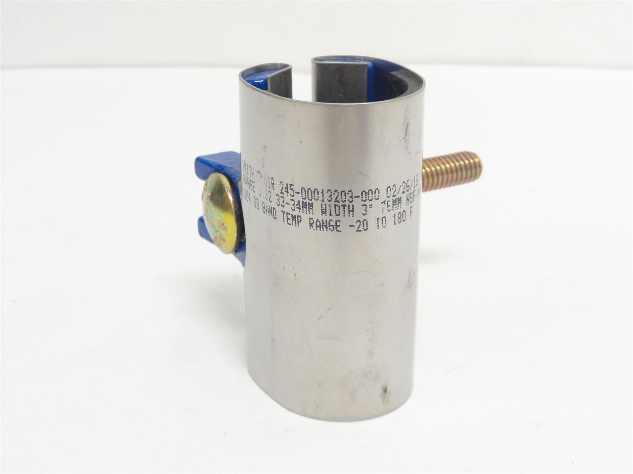 Smith-Blair 245-00013203-000; Pipe Repair Clamp; SS; 33-34mm