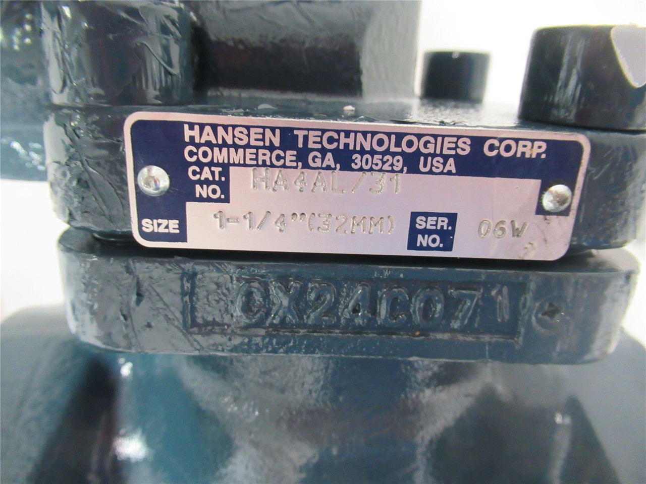 Hansen  HA4AL/31; Pressure Regulator Size 1-1/4" (32mm)