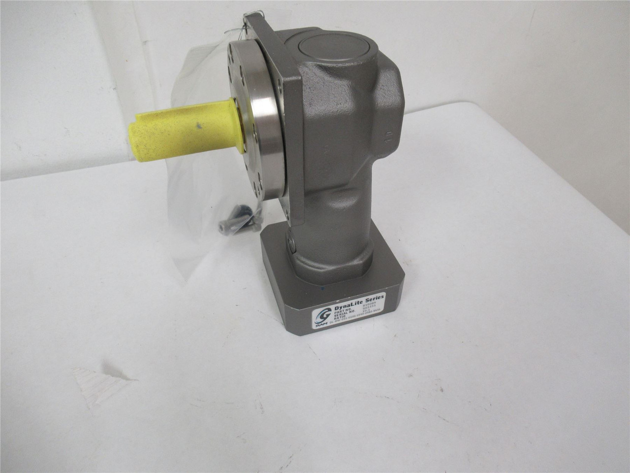 Gam Gear 810089; Gearbox 10:1 Output Shaft 20mm: Input 16mmID