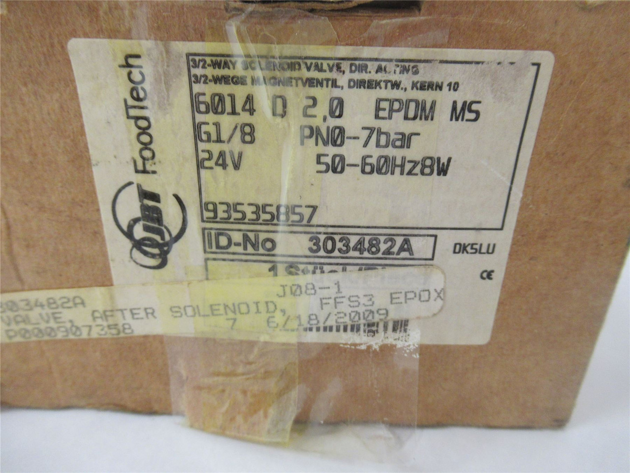 JBT 303482A; Solenoid Valve 24V