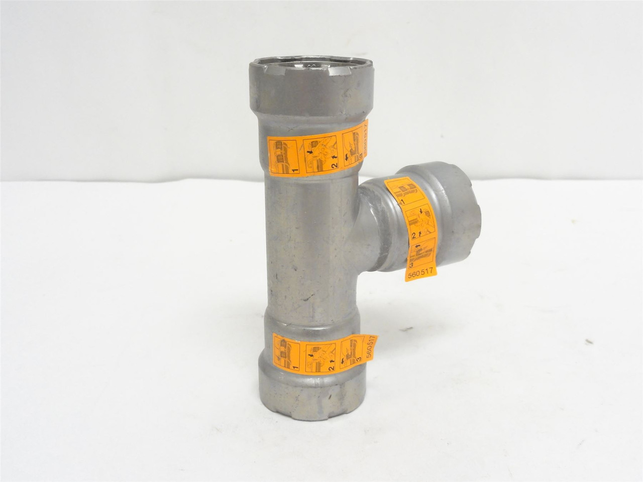 Viega 25305; MegaPress Steel Tee; Size: 3/4"