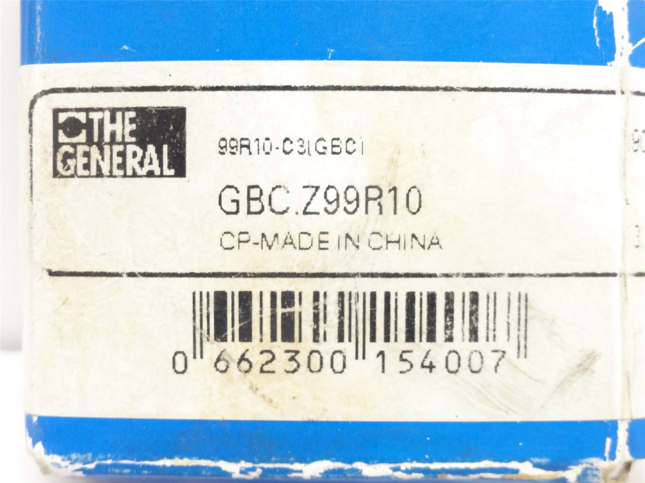 GBC 99R10; Ball Bearing 5/8"ID x 1-3/8"OD x 7/16" Wide