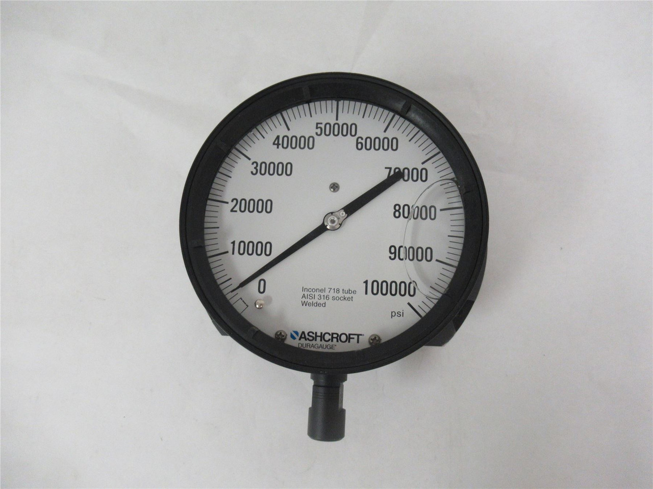 Ashcroft 61379ww; Pressure Gauge 6" 100K PSI