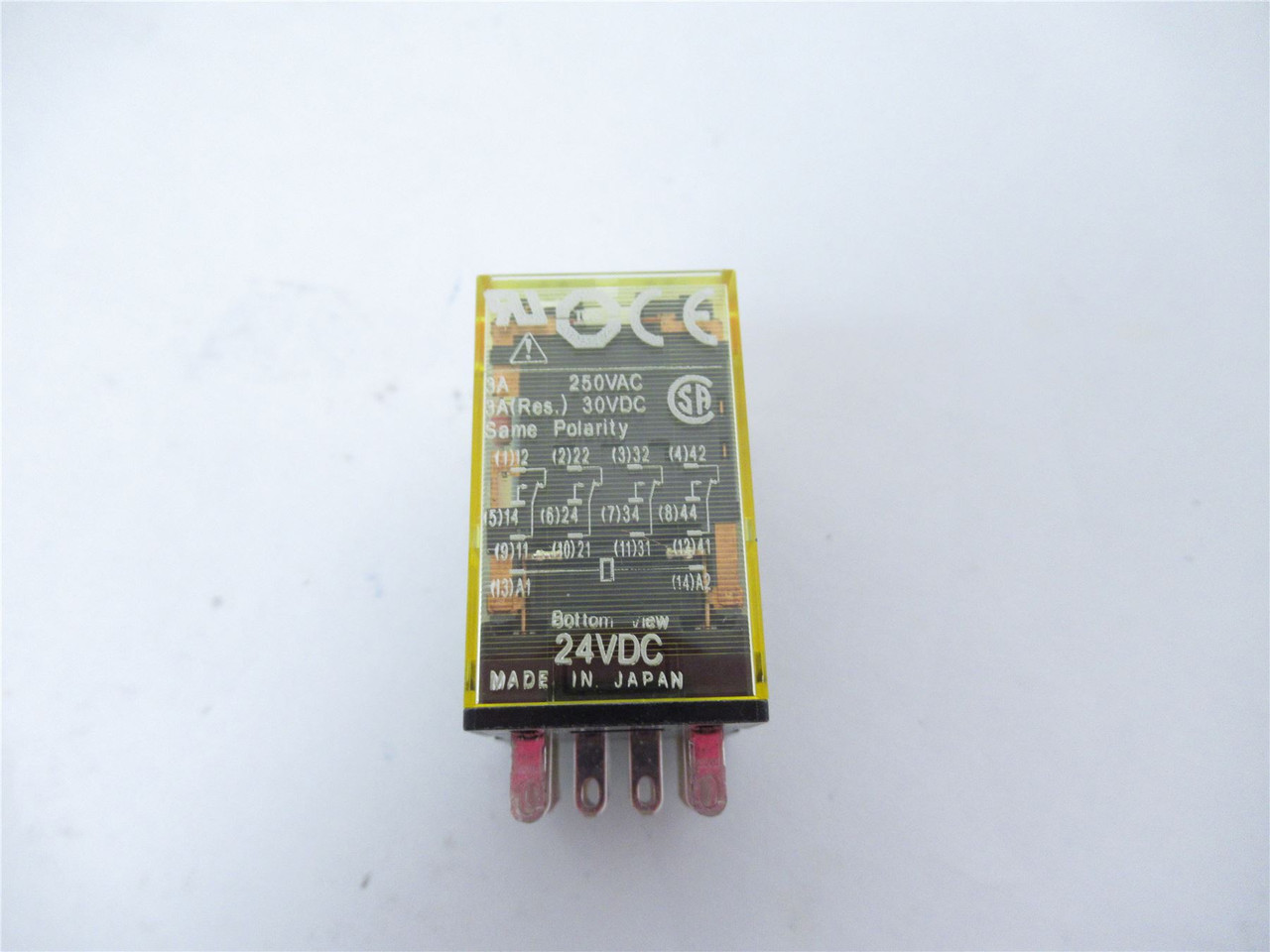 IDEC RU42S-C-D24; Relay Gen Purpose 4PDT 3A Coil: 24VDC