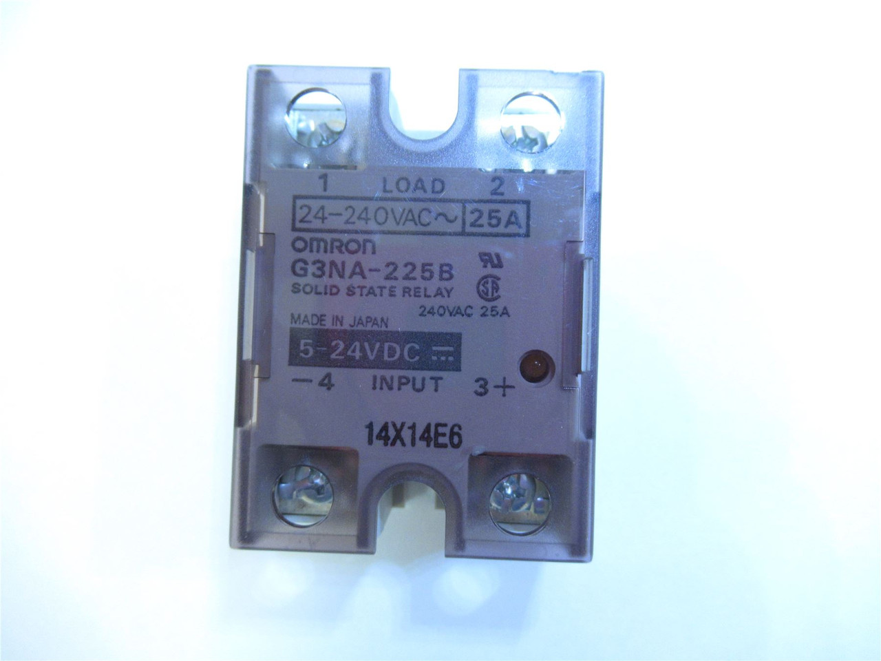 Omron G3NA-225B; Solid State Relay 25A; Control-V 5-24VDC