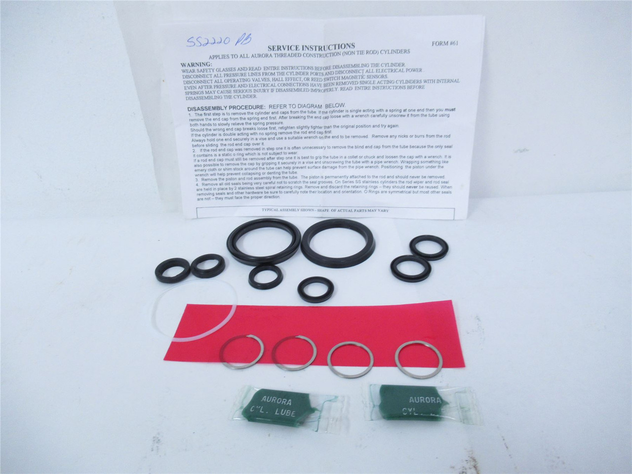 Aurora Air Products 550024; Seal Repair Kit