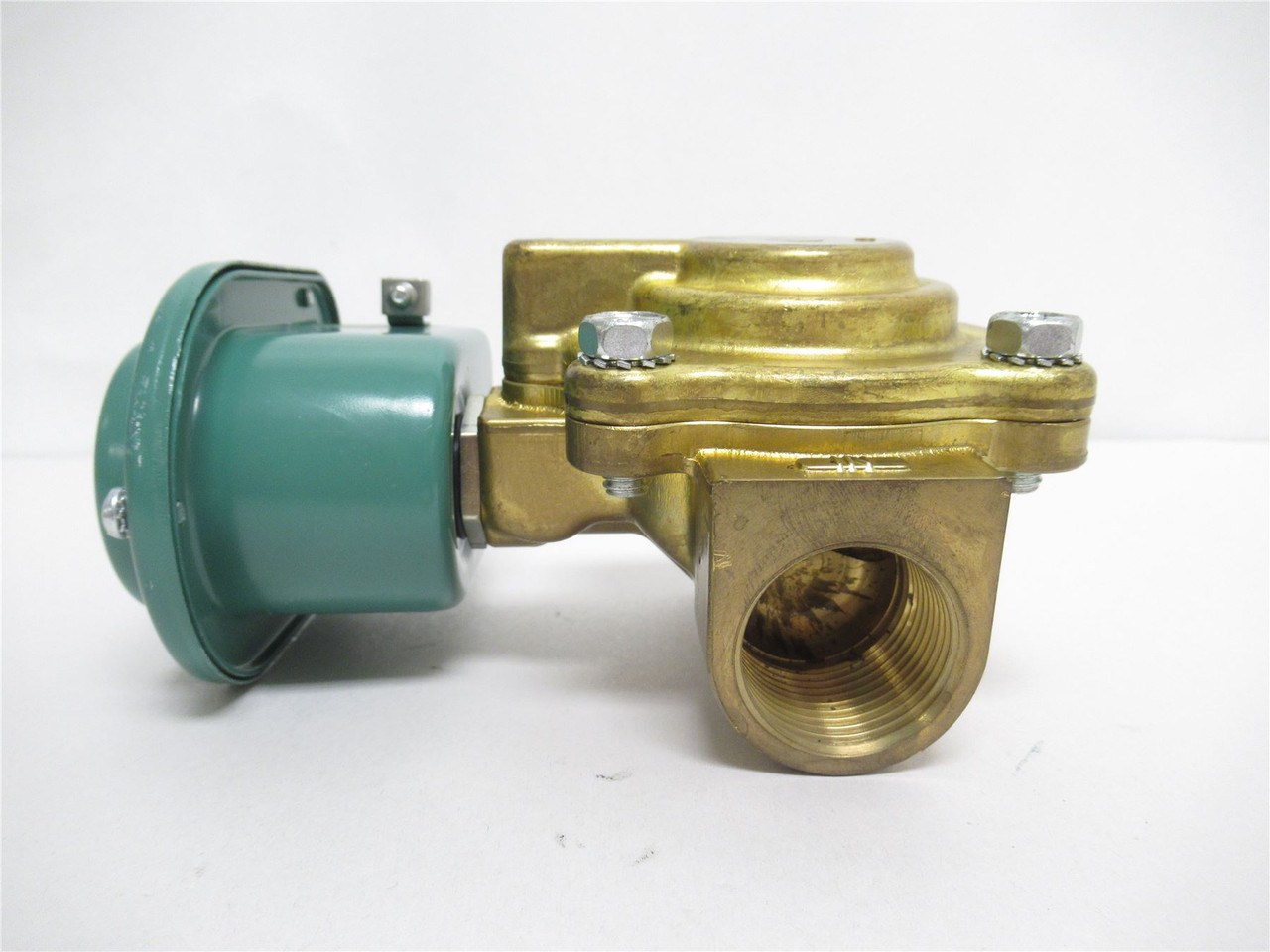 Asco WPE220-025; Brass Solenoid Valve; Steam; 10BAR; 1NPT