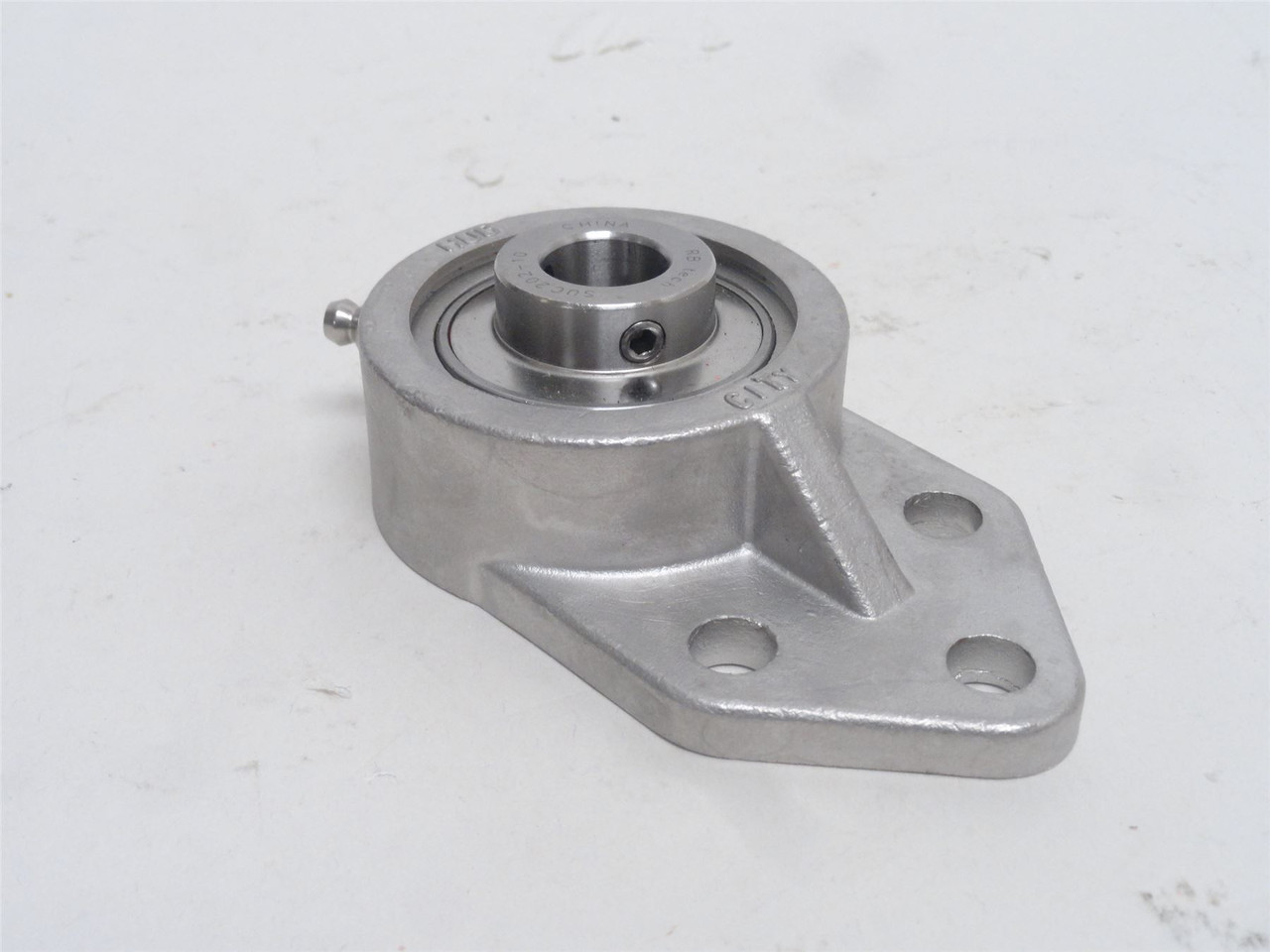 Hub City FR250STWX5/8L; Flange Bearing; SS; 3-Bolt; 5/8"ID