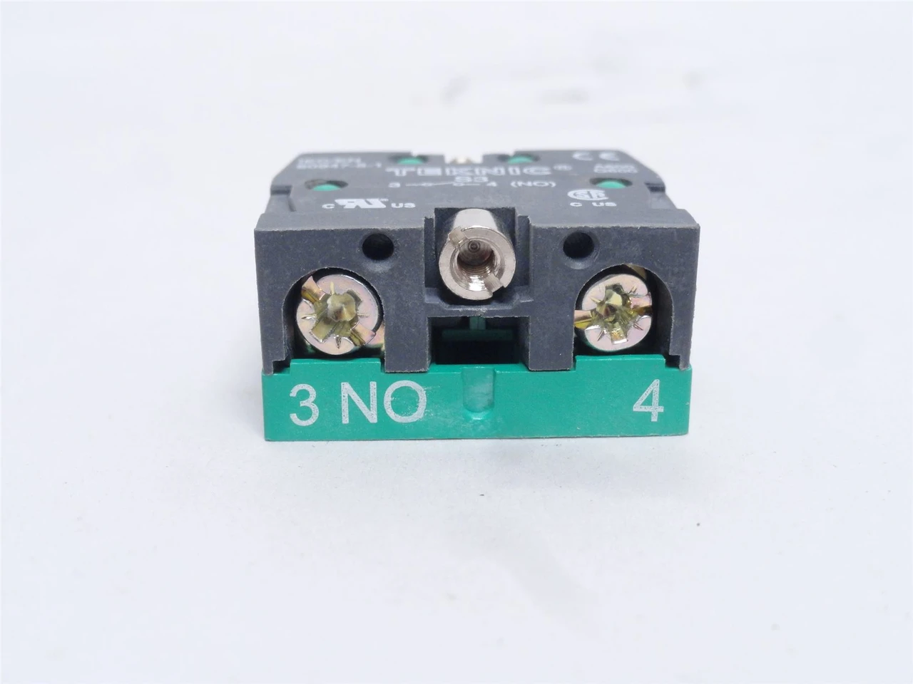 Teknic S3; Switch Contact Block; 10A;600VAC; 1-NO
