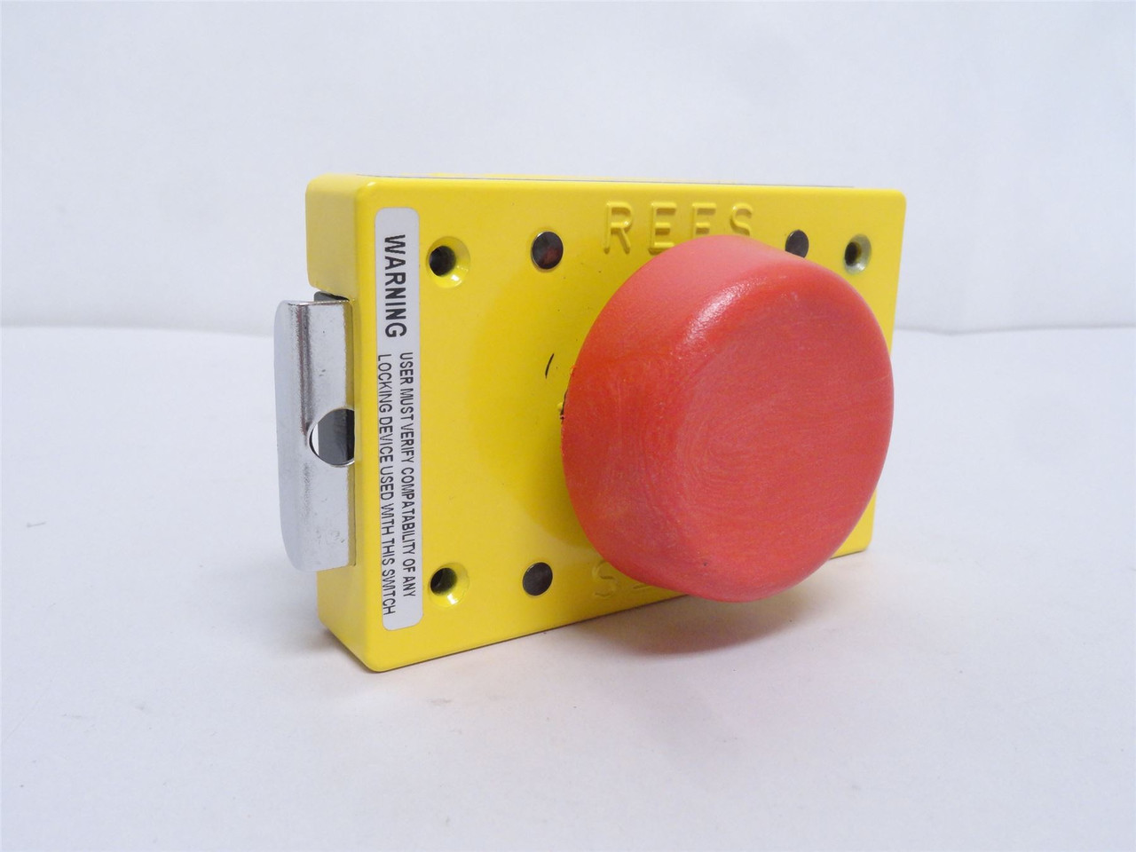 Rees 01981-002; Mushroom Head Push Button; 10A; 600VAC