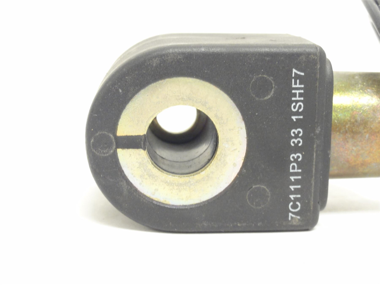 Parker 7C111P3-33-1SHF7; Solenoid Coil; 110-120VAC; 9/16"ID