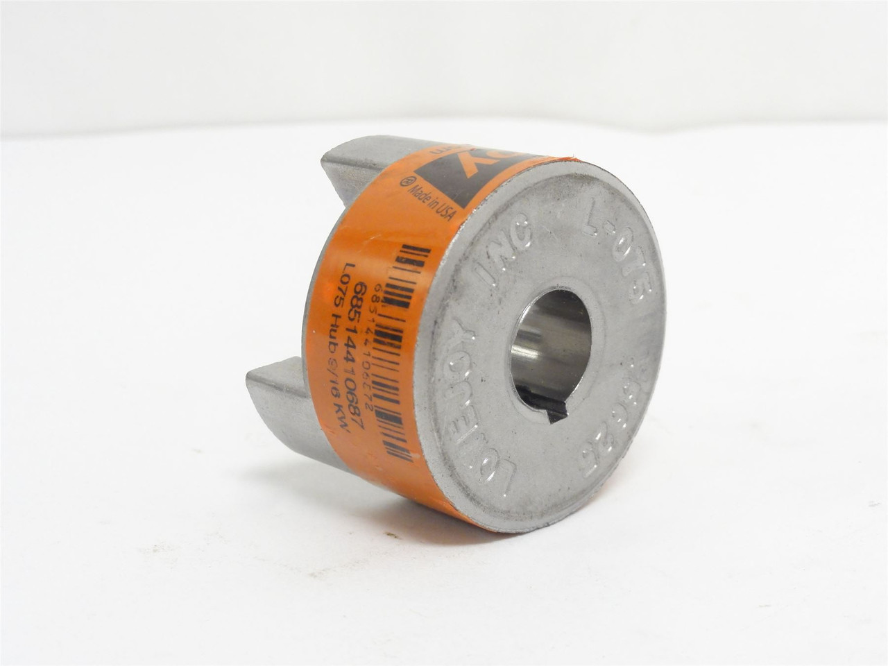 Lovejoy L075X9/16; Jaw Coupler Hub; 9/16"ID x 1-3/4" Hub OD