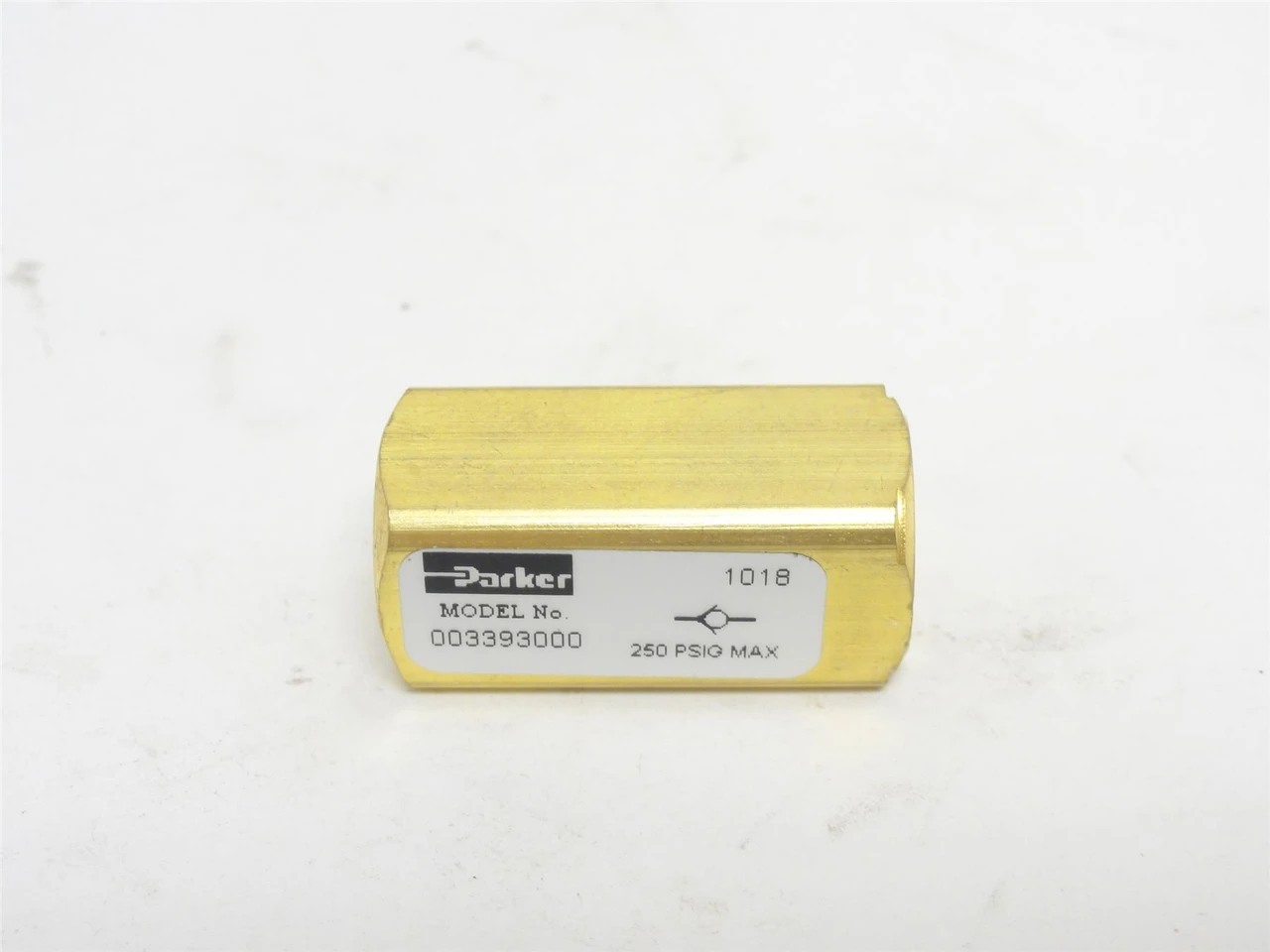 Parker 3393000; Brass Flow Control Valve; 1/8NPT; 250PSI