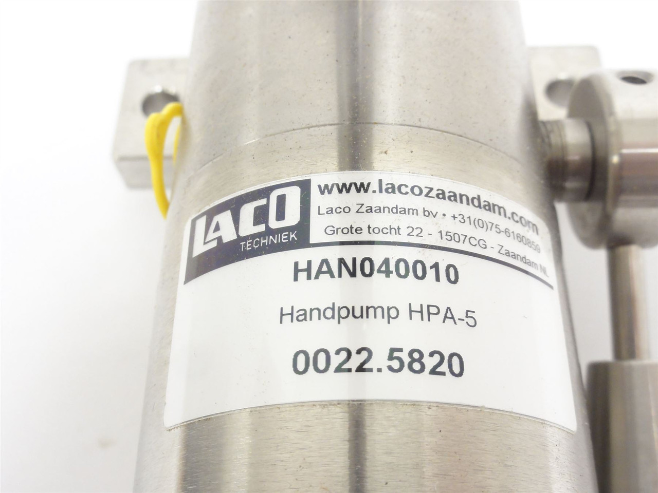 LACO TECHNIEK HAN040010; Handpump HPA-5; SS; 0022.5820