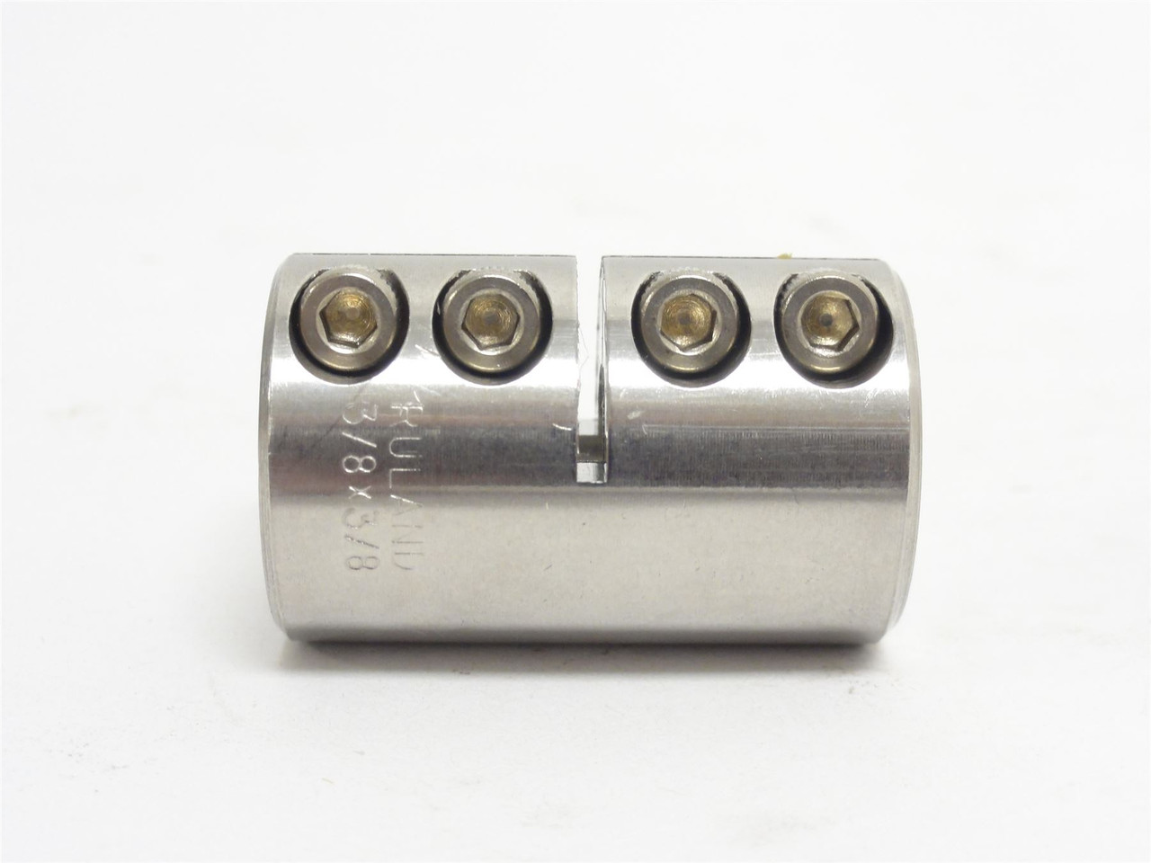 Ruland CLX-6-6-SS; Clamp-on Rigid Shaft Coupling; SS; 3/8"ID