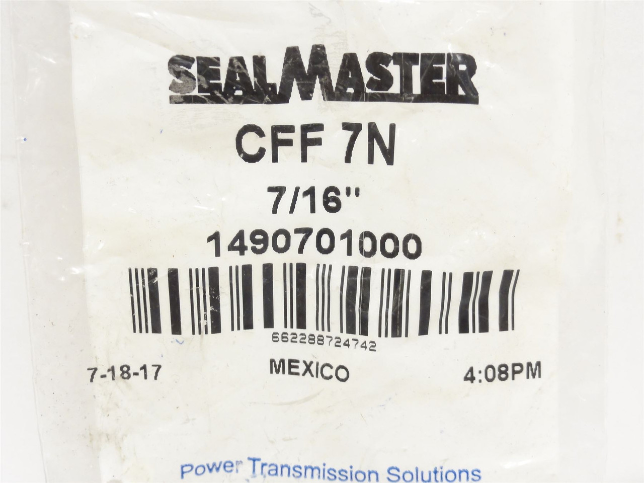 Sealmaster CFF 7N; Rod End Bearing 1490701000; 7/16"ID