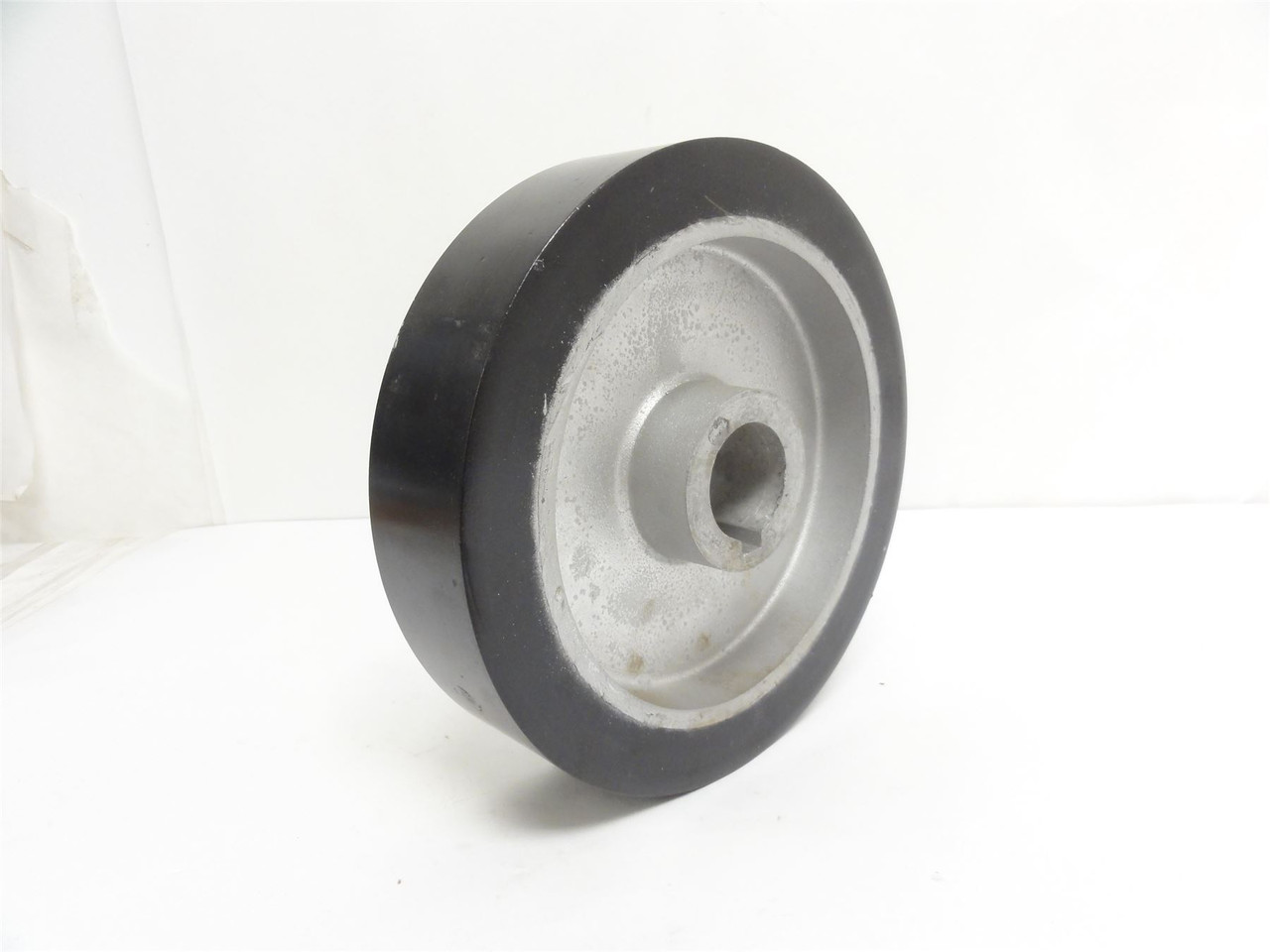 MFG- RAO8020X0A; Aluminum/Poly Wheel 2" W x 8" OD x 1-7/16"ID