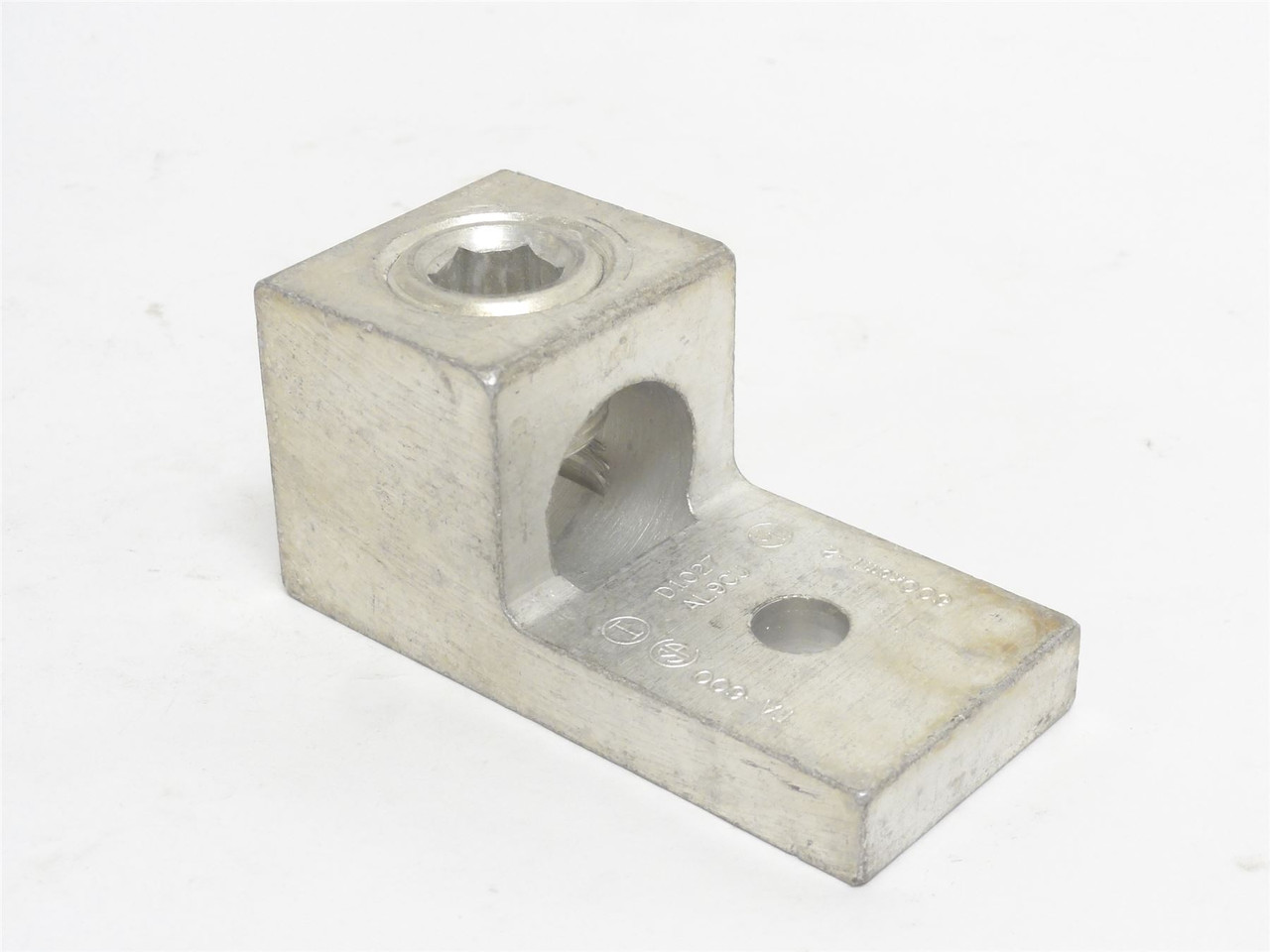 Ilsco TA-600-2NS; Aluminum Lug; 2AWG 3/8in Bolt; Tin Plated