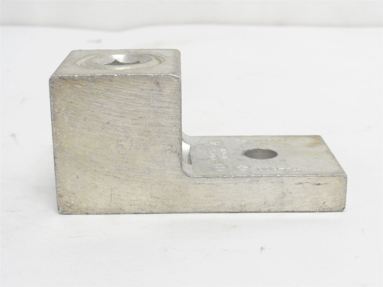 Ilsco TA-600-2NS; Aluminum Lug; 2AWG 3/8in Bolt; Tin Plated