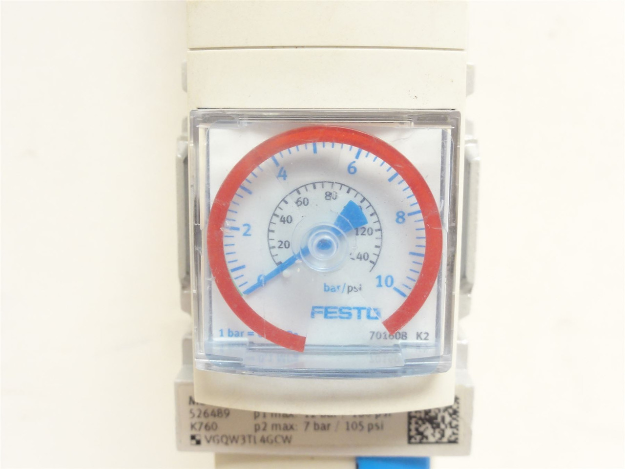 Festo MS4-LFR-1/4-D6-E-R-V-RG-AS; Air Filter/Regulator 526489