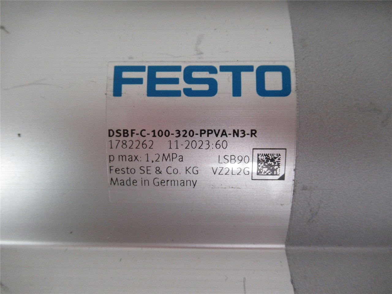 Festo DSBF-C-100-320-PPVA-N3-R; Air Cylinder 320mmS x 100mmID