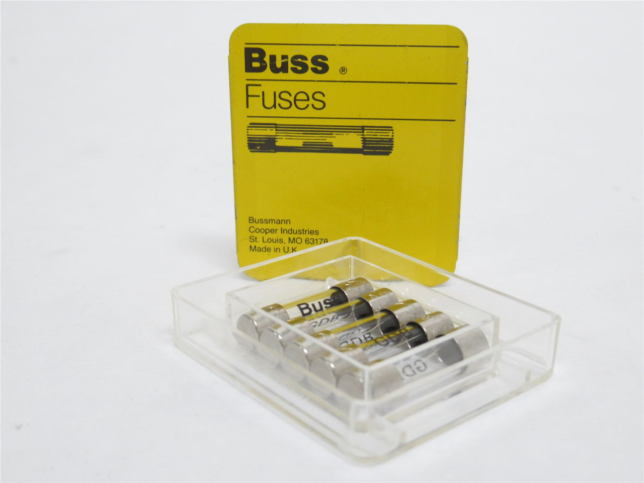 Bussmann GDB-2.5A; Box-5 Fast Acting Glass Fuses 2.5A; 250VAC