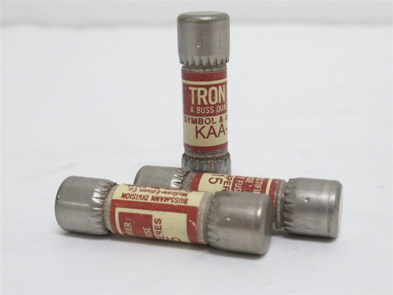 Bussmann KAA-15; Lot-3 Rectifier Fuse; 15A; 130VAC