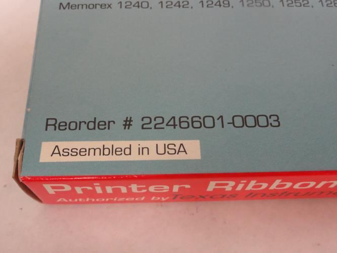 Genicom 2246601-003; LOT-4 Printer Ribbon Spool