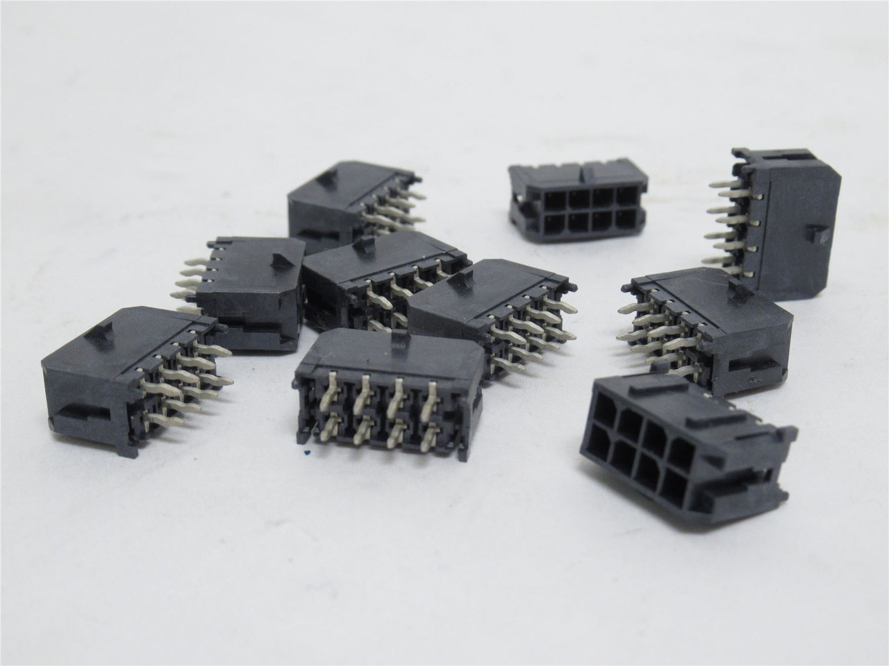 Molex 43045-0814; Lot-10 Connector Header 8Pos; 2-Row; 600V