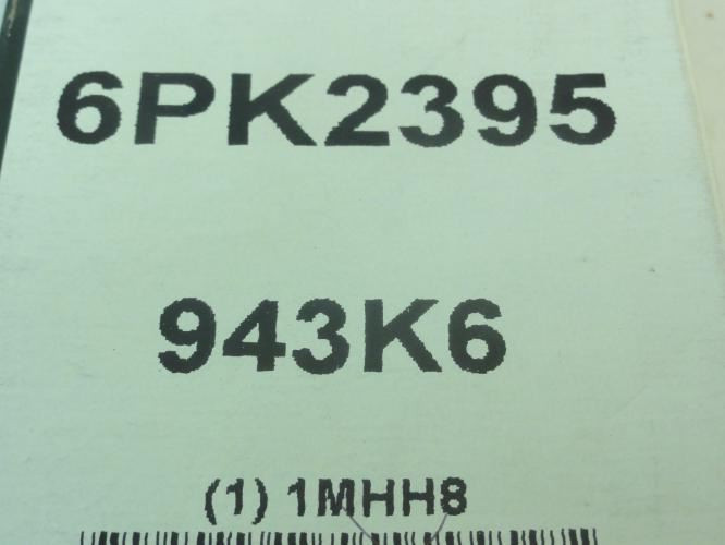 Bando 943K6; Serpentine Belt; 6-Rib; 94.3" OL; 0.842" Width