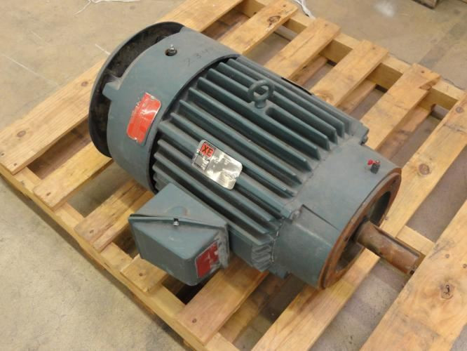 Reliance 1MLF52622; AC Motor; 20HP; 460V; 60Hz; 3Ph; 1175RPM