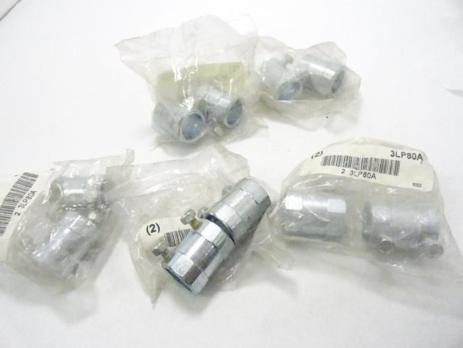 AHFI 3LP80A; LOT-10 Conduit Coupling; 1/2" size; setscrew