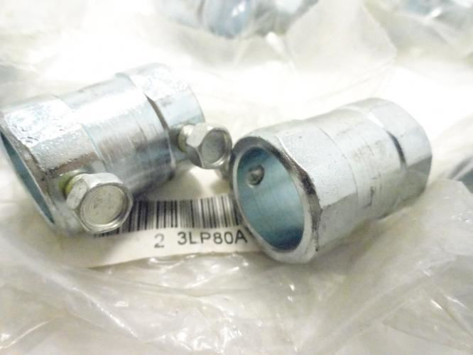 AHFI 3LP80A; LOT-10 Conduit Coupling; 1/2" size; setscrew