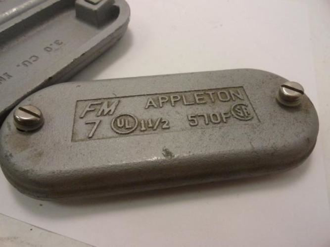 Appleton 37257; LOT-3  Cover; 1-1/2" ; size 7