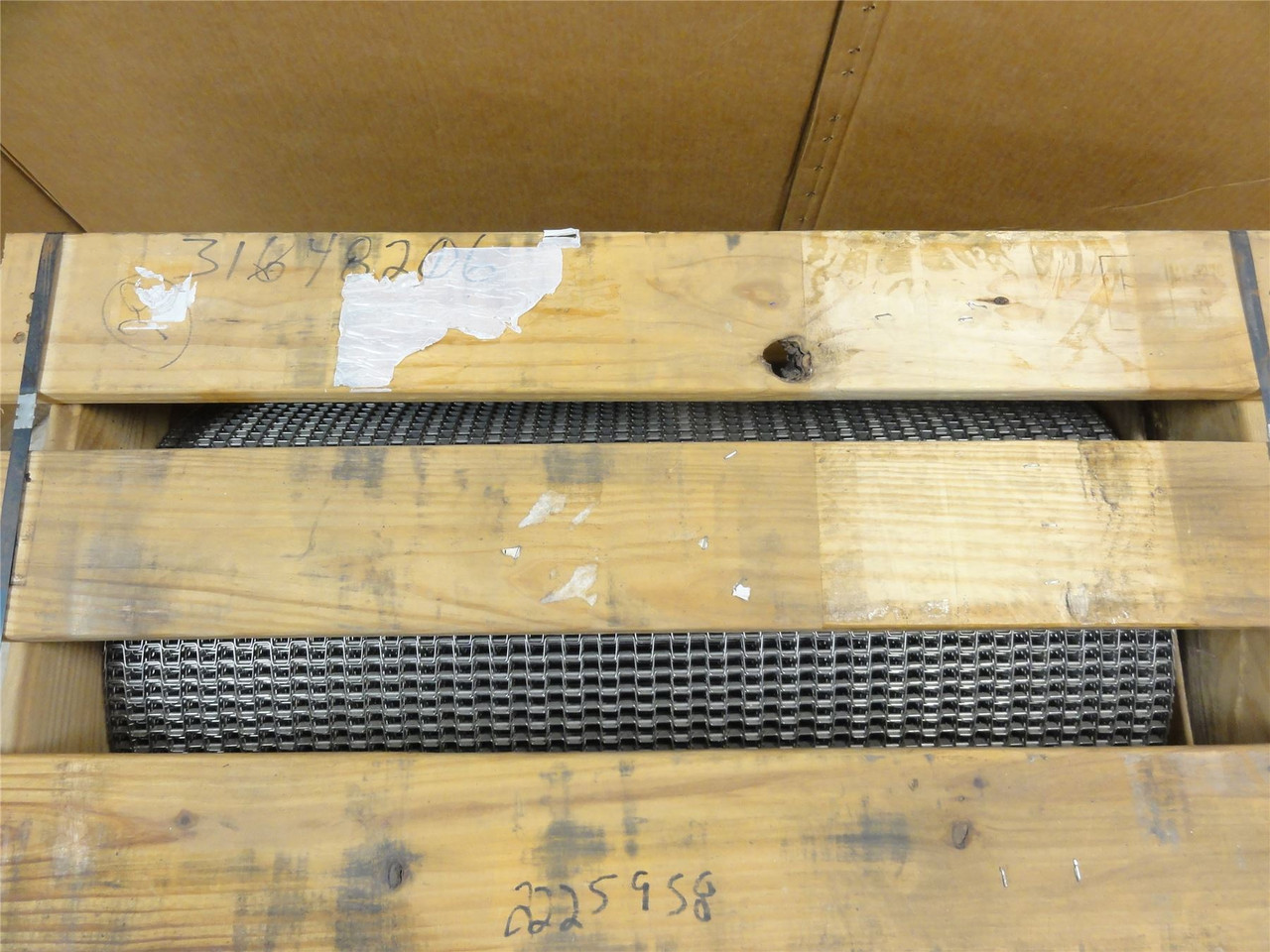 MFG- 280168660; Wire Belting SS-T304; 34" Wide x  55' Long