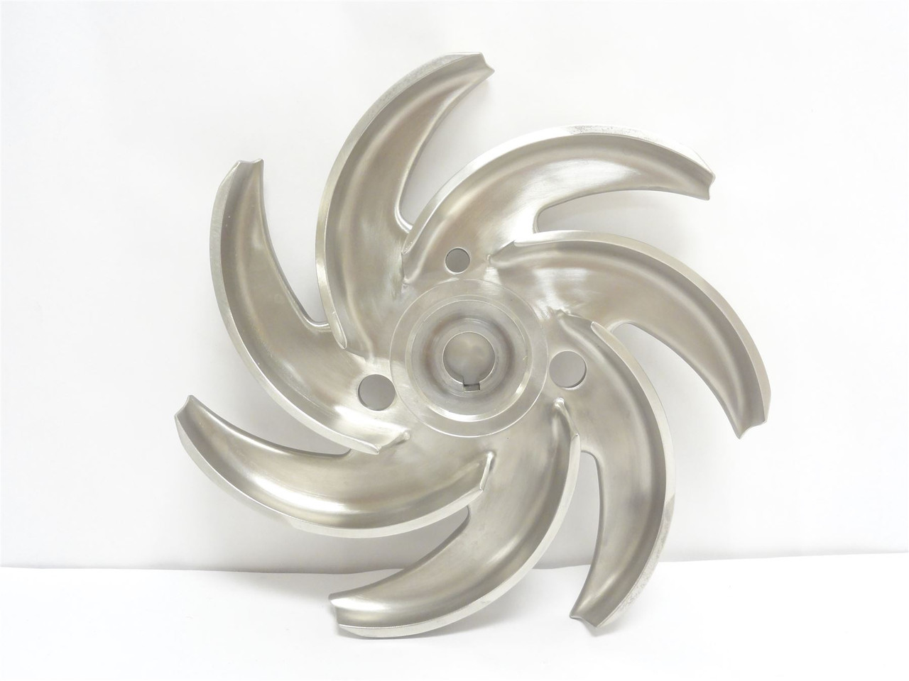 Ampco 55500256;  V540 Pump Impeller; SS; 18mmID; 8"OD
