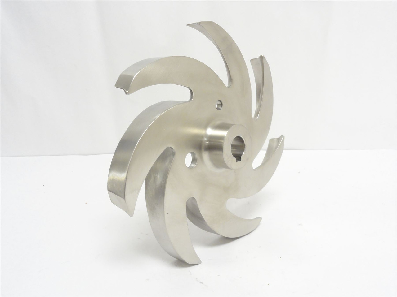 Ampco 55500256;  V540 Pump Impeller; SS; 18mmID; 8"OD