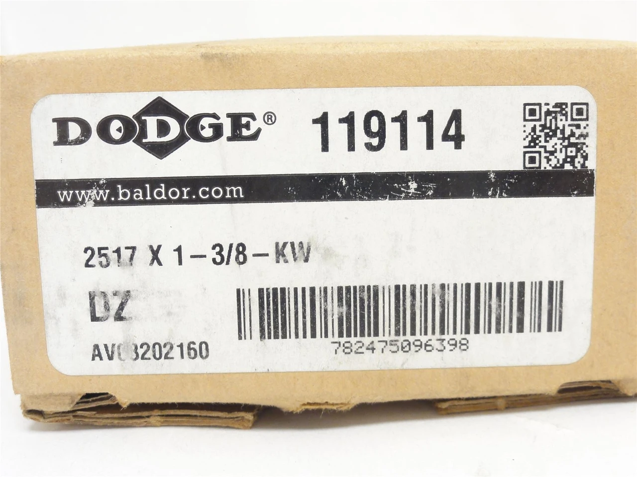 Dodge 2517 X 1-3/8-KW; Taper-Lock Bushing 119114; 1-3/8"ID