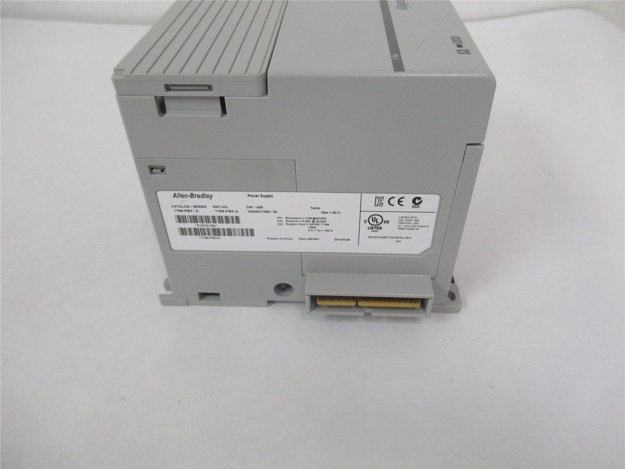 Allen-Bradley 1768-PB3; Power Supply VDC INPUT 24 VDC Output