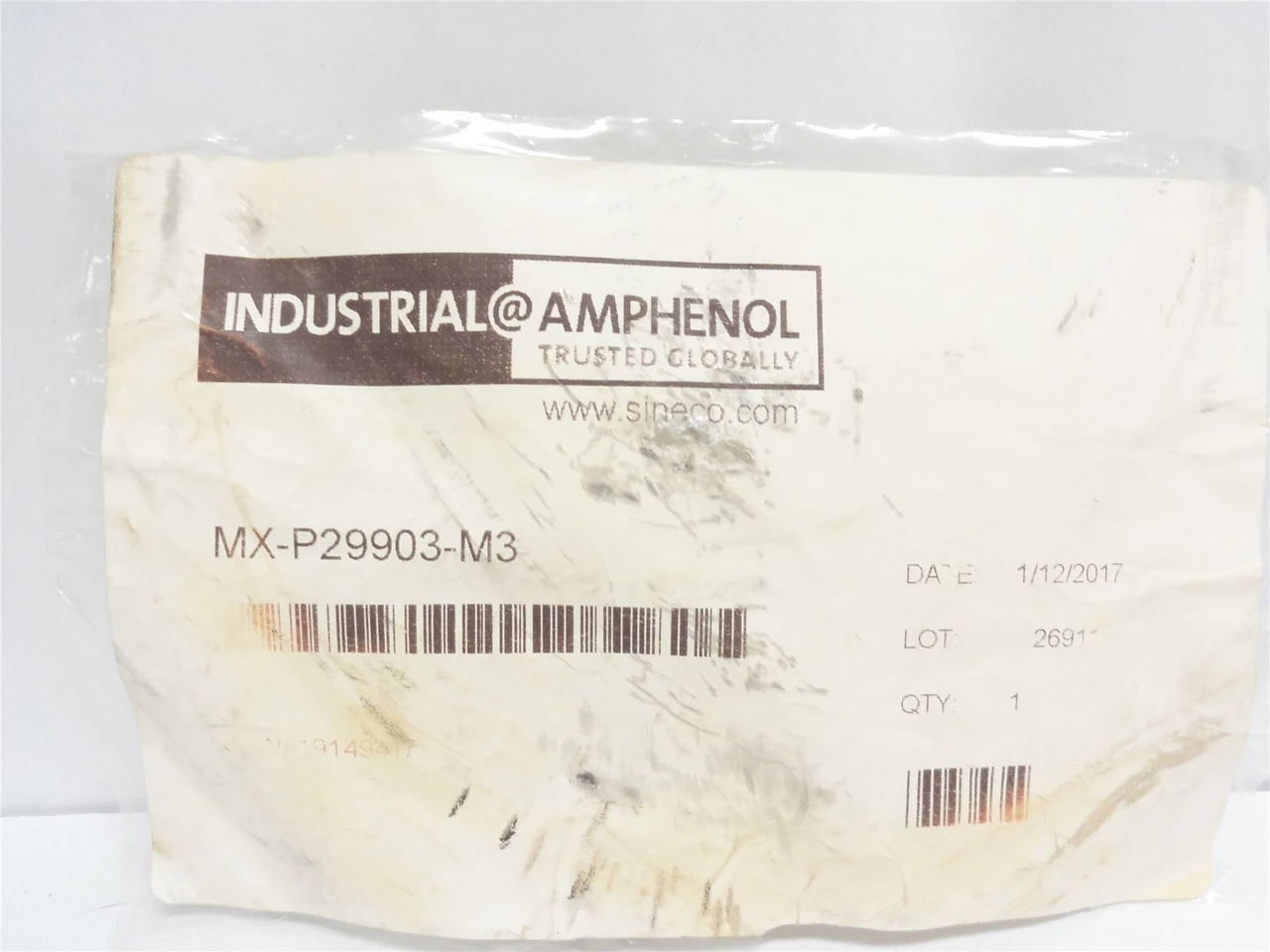 Amphenol MX-P29903-M3; Power Transfer Cable; 4-Pin; 3m Long